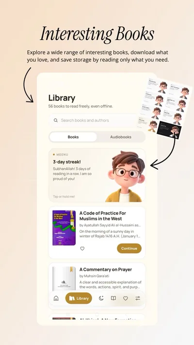 Mimber library: explore Shia Islamic books, download what you love and read offline